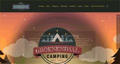 Desktop Screenshot of campinggroenendaal.nl